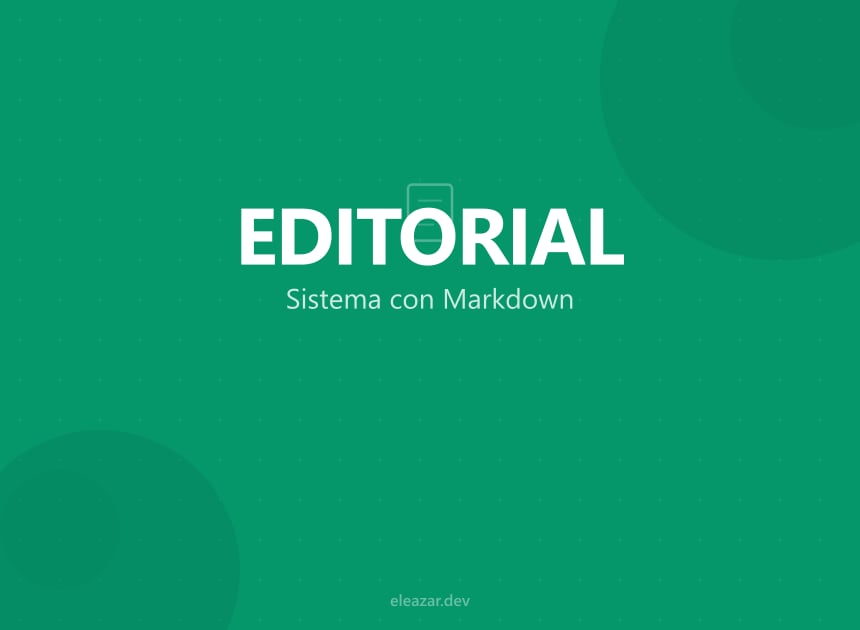 Markdown Editorial System